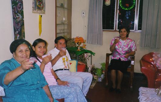 MI ABUELA FILO, MI TIA ESTHER,LUCHO,YULI